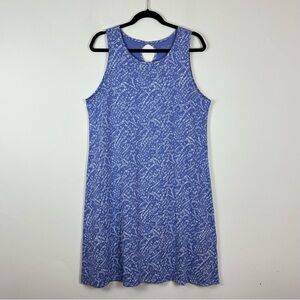 Escape By Habitat Cotton Sleeveless Lavender Key Hole Beach Vacation Midi Dress